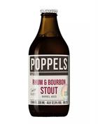 Poppels Rhum & Bourbon Stout Beer 33 cl 12,5%